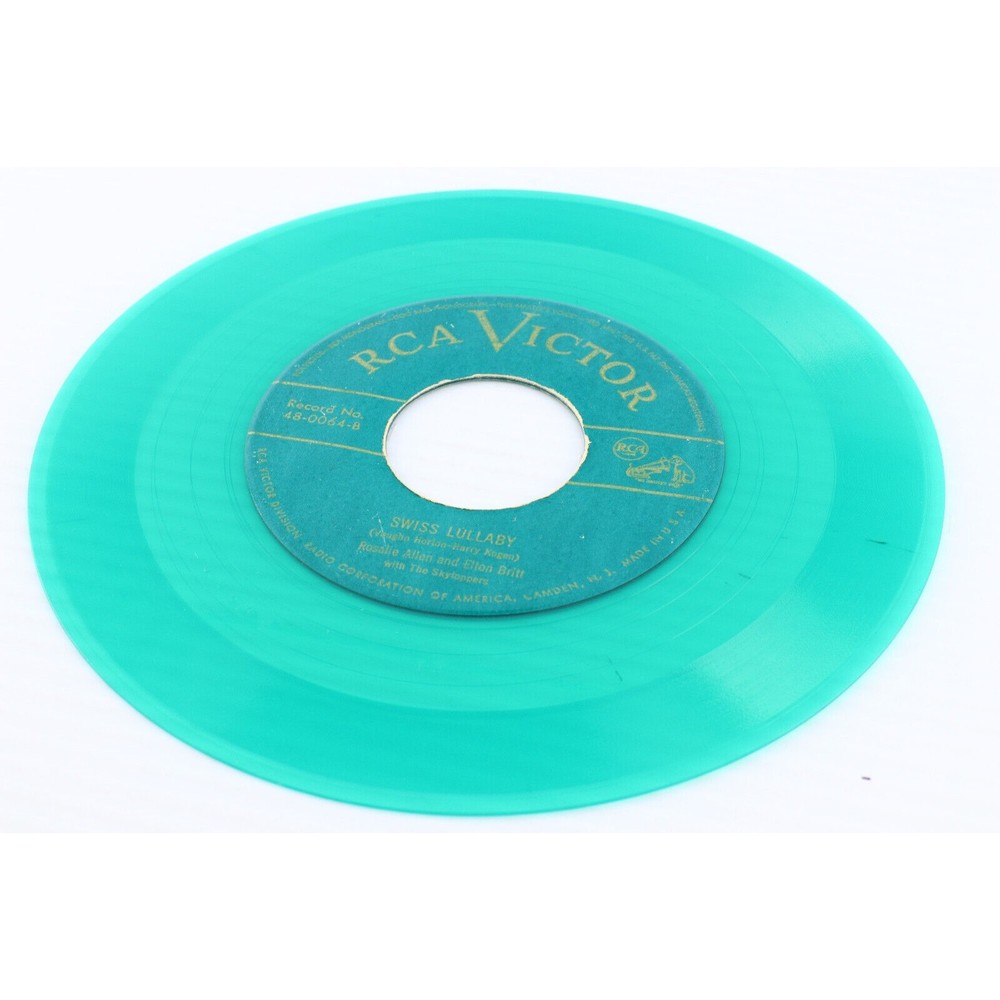 Tennessee Yodel Polka, Rosalie Allen & Elton Britt 1949 7" 45 rpm Record 48-0064 - Picture 8 of 10